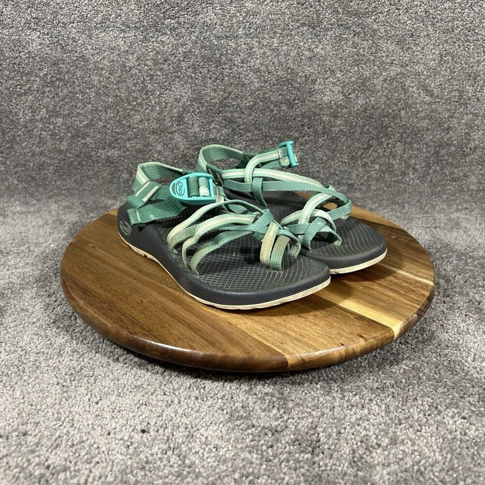 Chaco ZX/2 Classic Women’s Sz 6 Green Toe Loop Outdoor Trail Hiking Sandals Used